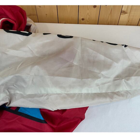 Keith Haring Members Only Full-Zip Graphic Design Jacket, Red/Cream - Size M - Picture 5 of 7